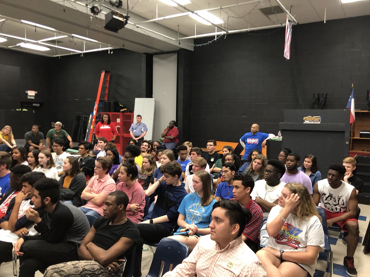 BaberAwards's tweet photo. The second best night of the year, when all of the prospective Baber judges convene in one space and the @FortBendISD community shows off its strength through our amazing theatre students! (The best night is of course the actual awards show.) https://t.co/Li3zUHFFVj