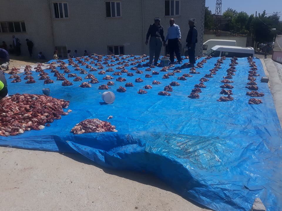 agitoglu's tweet photo. Şırnak Geçitboyu köyümüzde geleneksel olarak her yıl bütün kurbanlıklar ortak bir şekilde kesilip kesebilen ve kesemeyen tüm köy halkına eşit olarak dağıtılıyor. Bu güzel uygulama için alkışlar güzel köyümüze https://t.co/9tXU0s7obm
