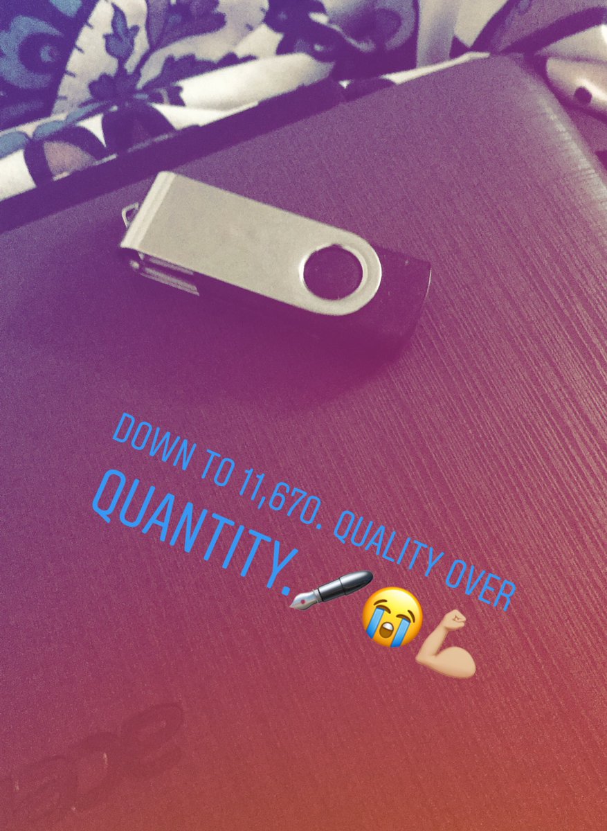 lastritz93's tweet photo. No one understands the pain you feel when you erase over hundred pages worth of material. It was needed though. Growth through pain! #WriterWednesday #Literature #YA #Fantasy #Touchofhorror #Notpublished #Butiwillbe https://t.co/mQZ89hColK