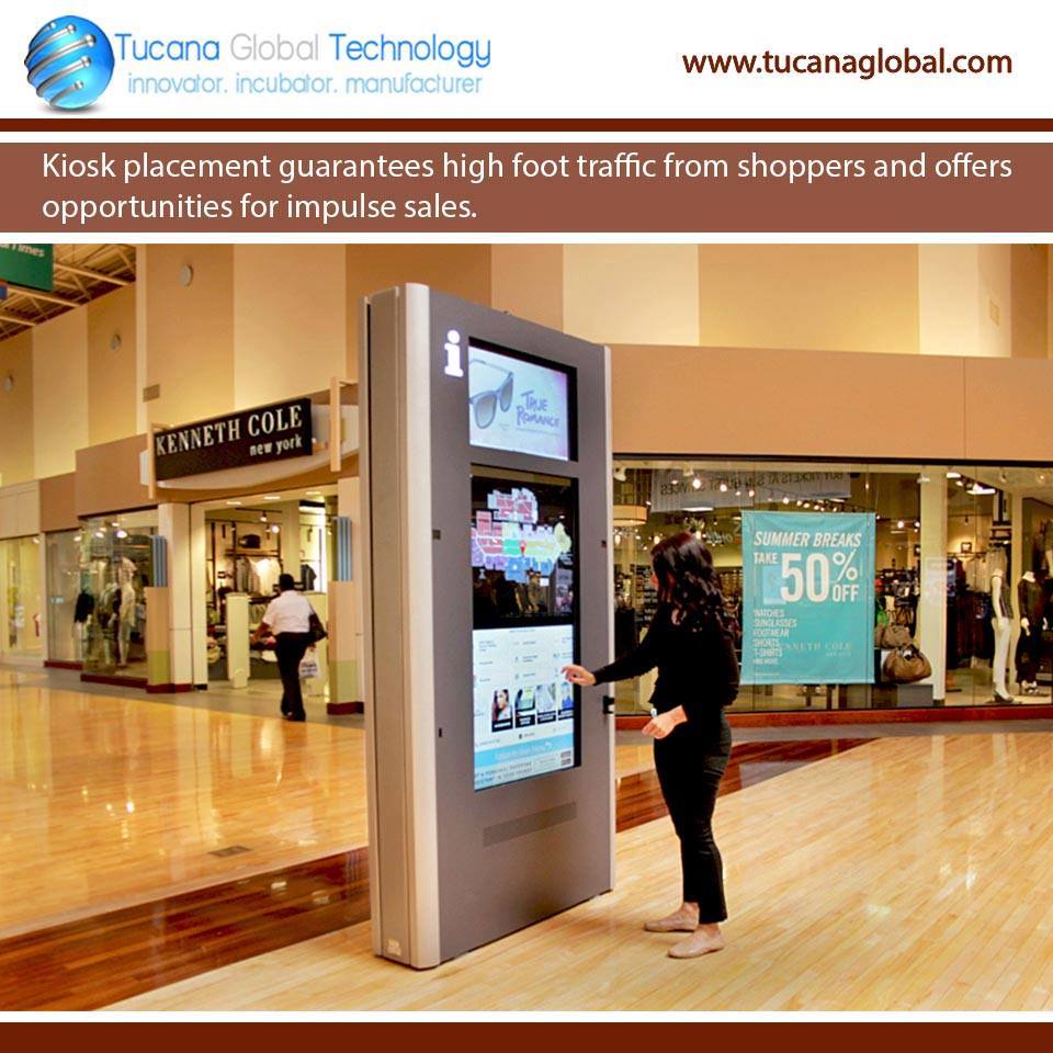 Tucanaglobal's tweet photo. #Kiosk placement guarantees high #foot #traffic from #shoppers and offers #opportunities for impulse #sales. #TucanaGlobalTechnology #Manufacturer #HongKong https://t.co/Q54QyKTe9q
