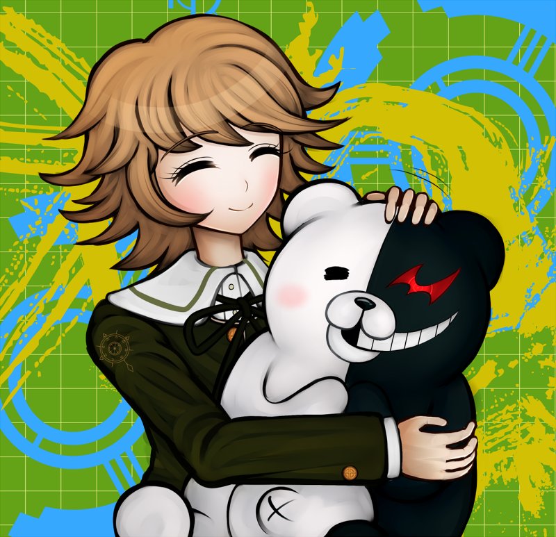 If Creator Myart 不二咲千尋 モノクマ ダンガンロンパ Chihirofujisaki Monokuma Danganronpa Redrawingolddoodles