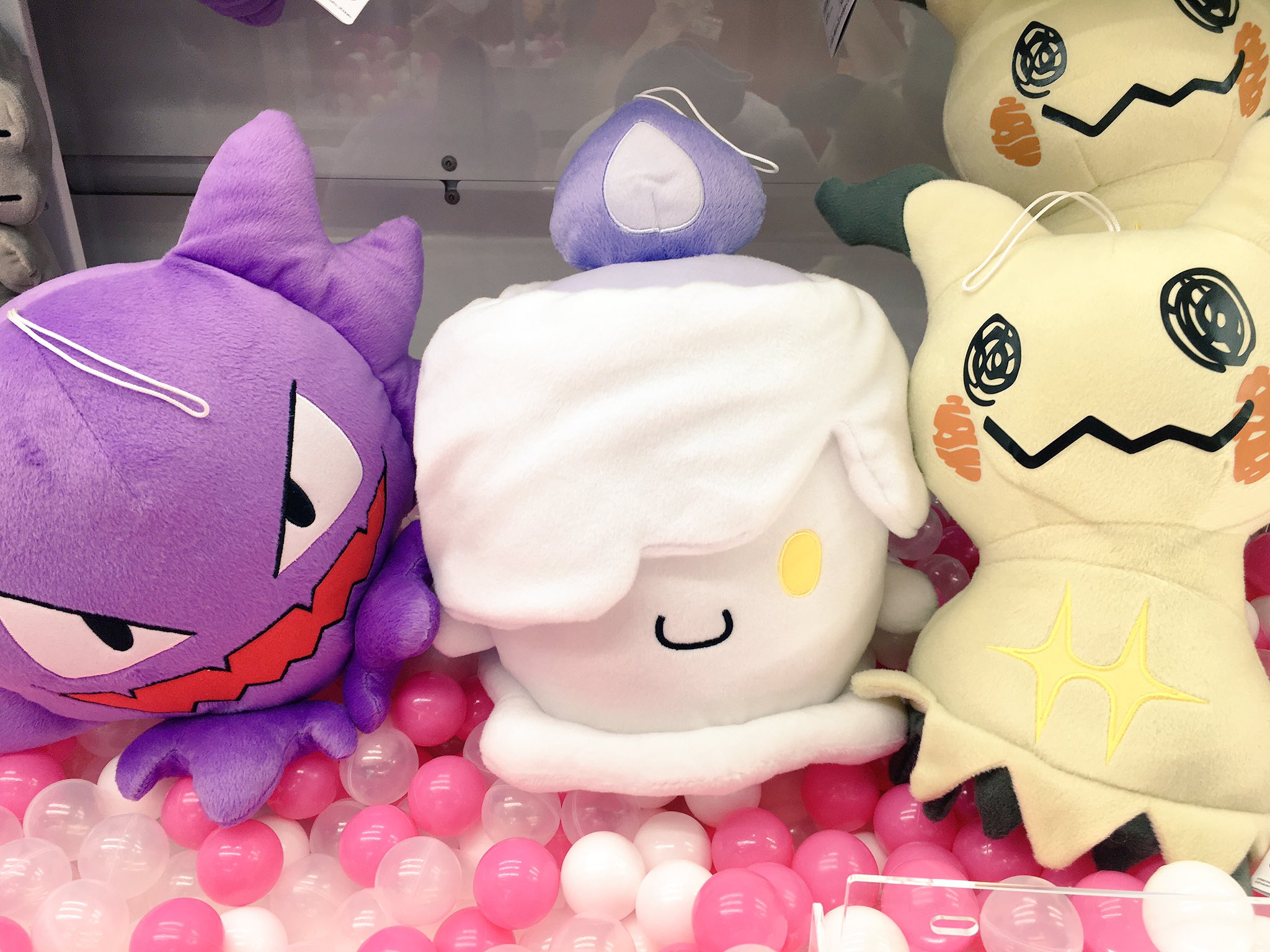 タイトーステーション 大須店 プライズ ポケットモンスター サン Amp ムーン でっかいコロっとまんまるぬいぐるみ ゴースト ヒトモシ ミミッキュ 入荷しました ヒトモシがまんまるでとても可愛いです W ポケモン ゴースト ヒトモシ