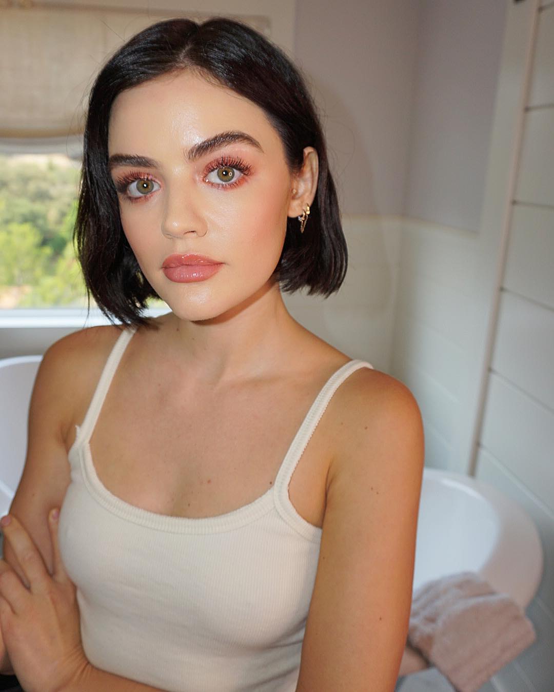 Lucy Hale on X: "The face of someone who is THRILLED (tbh I really am)  https://t.co/Pfw7zEG1Dm" / X