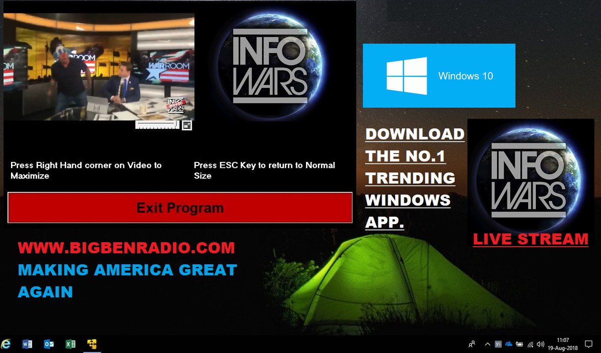 @hotlesbianstv #OwenShroyer #InfoWars watch in HD or 4K Info Wars have been terminated by #YouTube #Facebook #Apple But you can still watch Live , Tune in NOW! #WarRoom is available via bigbenradio.com Download while you still canYou are the resistance.