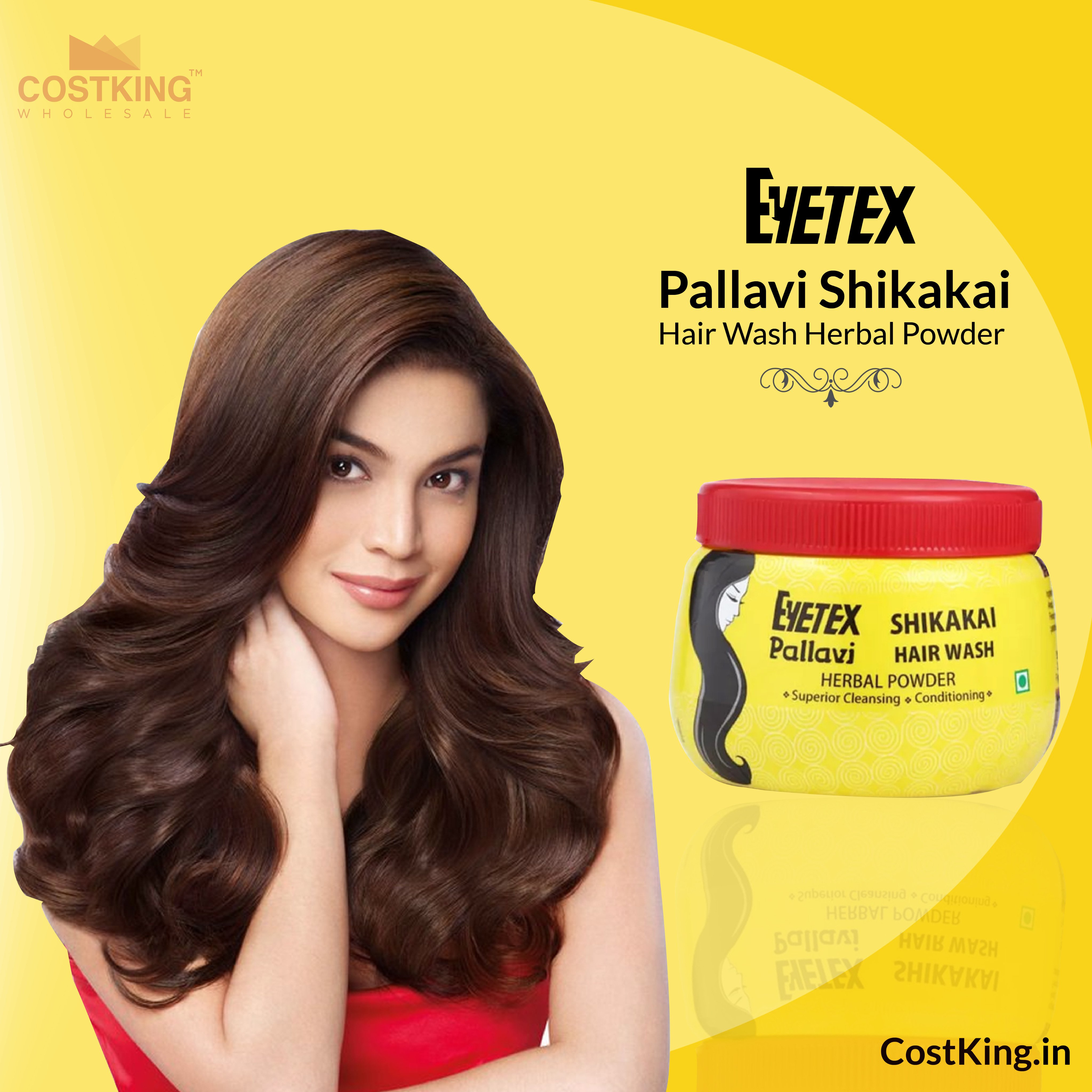 CostKing on X: Eyetex pallavi blend of herbal powders like shikakai,  hibiscus, fenugreek and amla. It leaves hair soft and manageable. Shop now  at @costkingdotin  #costkingdotin #eyetex  #shikakaipowder #haircare #tamilnadu https