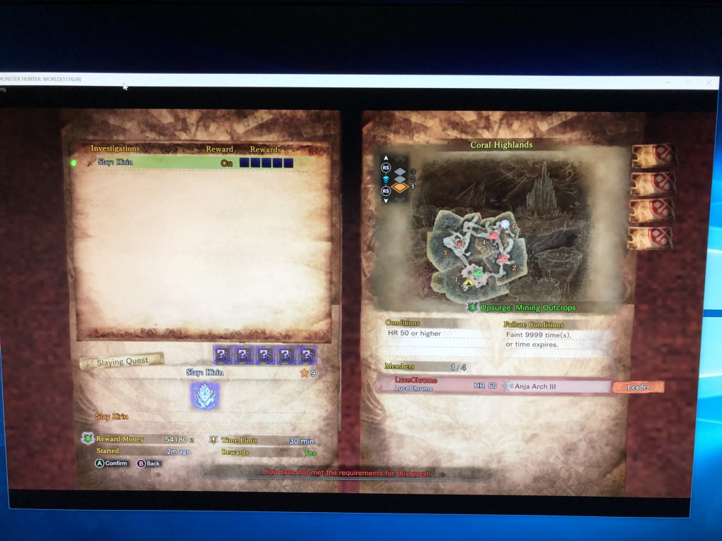 Hach1ma's tweet photo. @monsterhunter @CapcomUSA_  @Steam_Support is this normal, cause look at the faint count ??? https://t.co/WFOqeoOaef