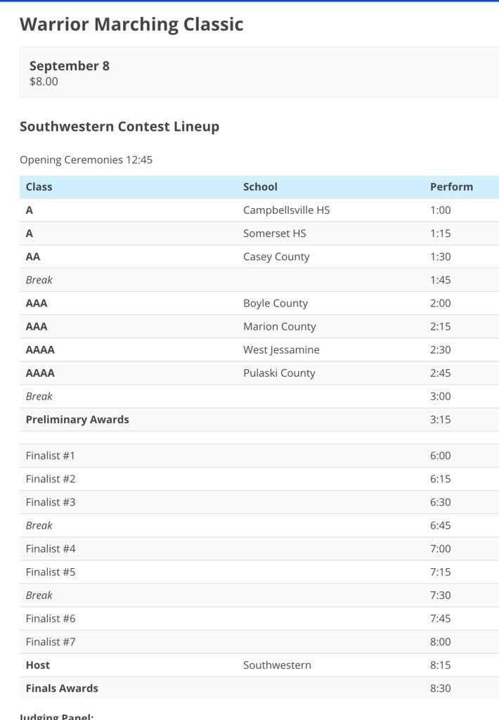 Lineups to tweet about--