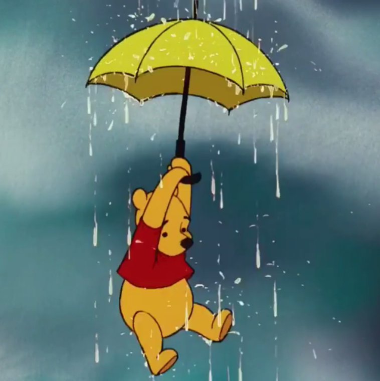 ディズニー公式 雨の日は 傘を忘れずに くまのプーさん T Co 80a18q5lx2 Twitter