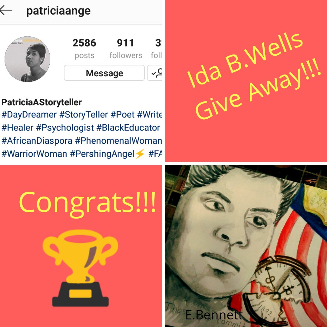 ebennettart's tweet photo. Introducing Ida B. Wells (11x14 watercolor painting). On Instagram, I just gave away a print of this painting! #issawinner
Shop⏩https://t.co/HpaiomwQ20
#idabwells #blacklivesmatter #blackhistory #myhero #blackgirlsrock #blackdollars #thisisamerica https://t.co/YVOjZgLjMW