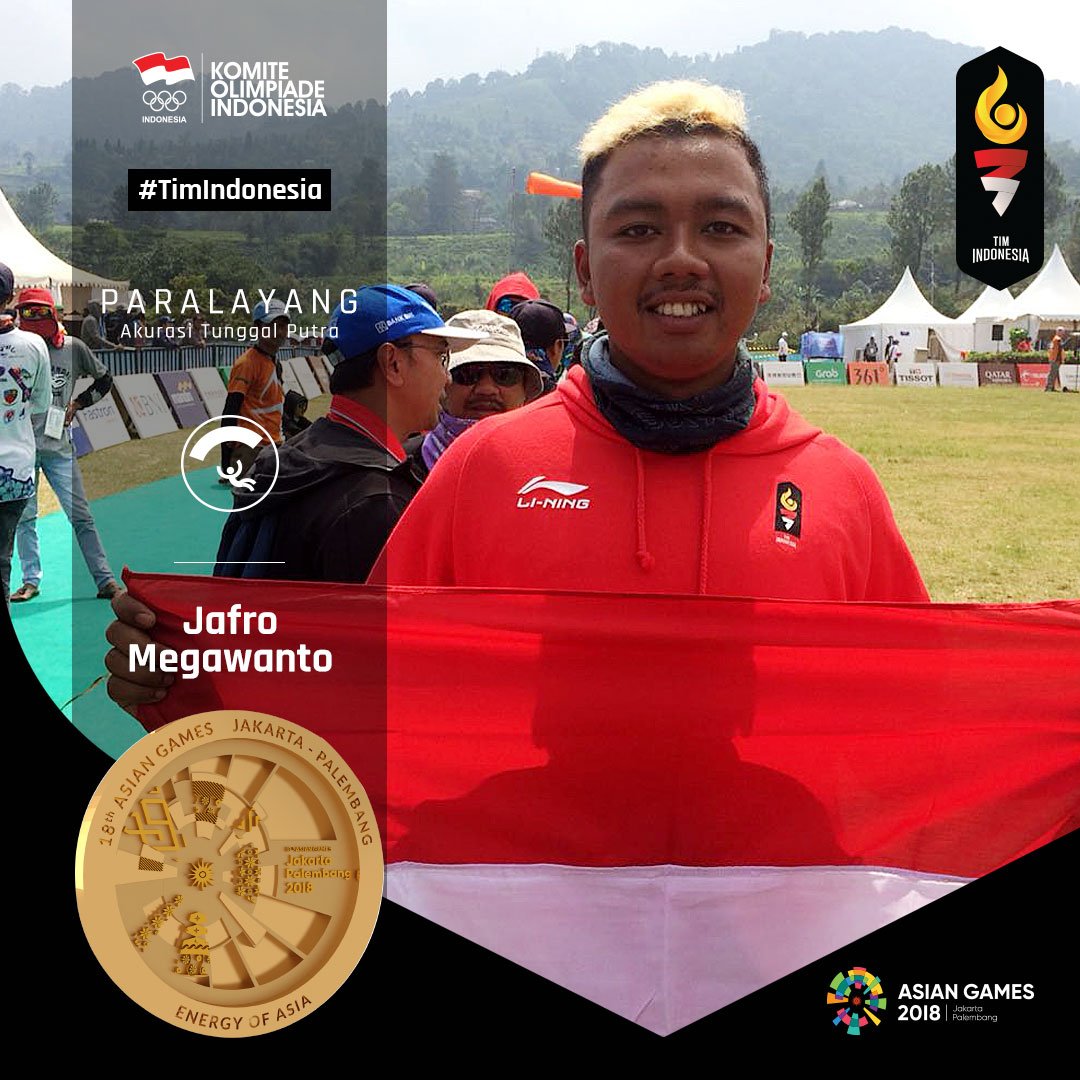 Tim Indonesia on Twitter: "Medali emas berhasil diraih oleh Jafro