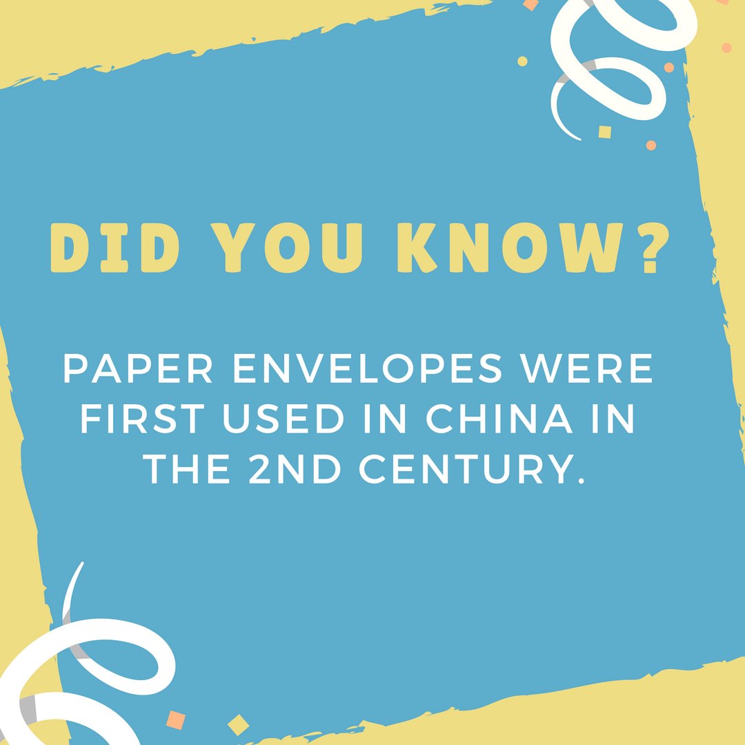 Just a little envelope fact of the day for you all #ThursdayThoughts #envelopes