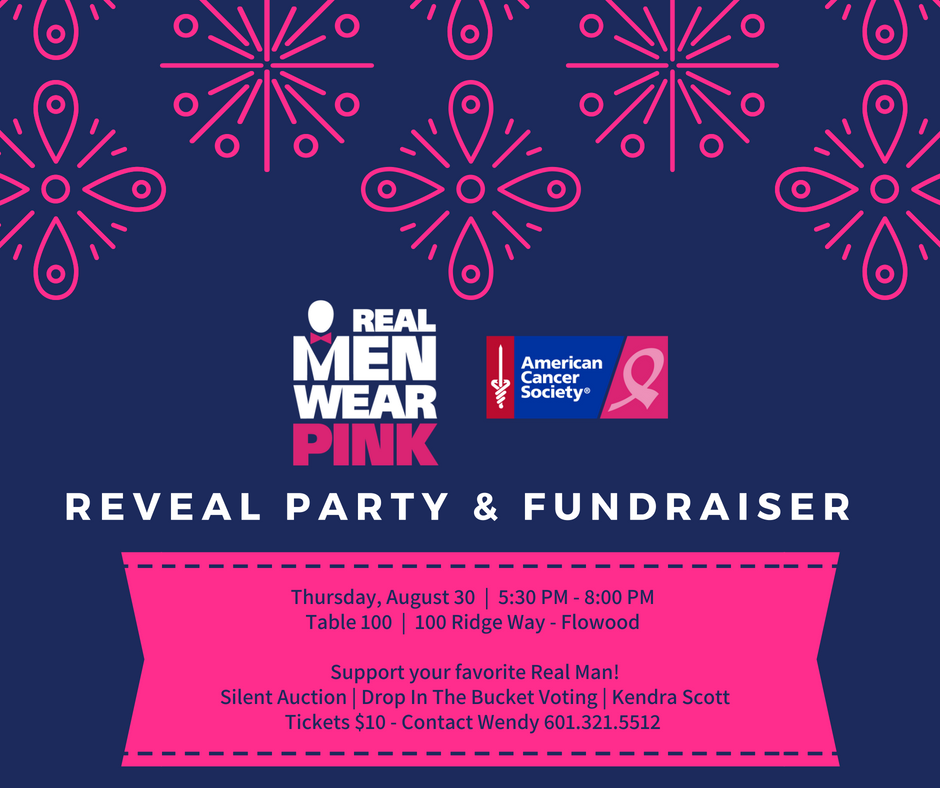stridesjxnms's tweet photo. We LOVE that Tony Bahou is a 2018 Real Men Wear Pink Ambassador! Come join us on Thursday, August 30, at Table 100, from 5:30 - 8:00 PM to celebrate and support Tony's campaign at the Reveal Party &amp; Fundraiser. RSVP with Tony today. #RMWPCentralMS18 https://t.co/4hxOxuXQ95 https://t.co/SiFMNjz2eG