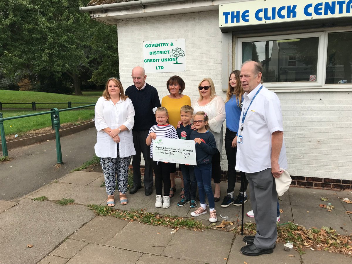 coventry_cu's tweet photo. A big thank you to Unity Trust.  The grant will enable us to upgrade our website making online access easier for our members https://t.co/aENu3DlRcj