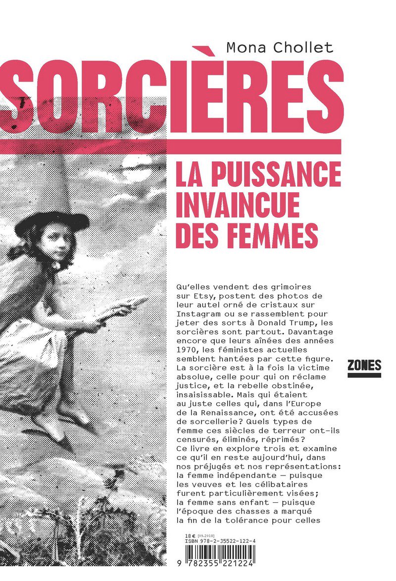 «Inutile d’adhérer à WITCH. Si vous êtes une femme et que vous osez regarder à l’intérieur de vous-même, alors vous êtes une sorcière.» Manifeste de Women’s International Terrorist Conspiracy from Hell, New York, 1968

Sorcières de <a href="/monachollet/">Mona Chollet - @monachollet.bsky.social</a> ➤ 13/09 ! bit.ly/2NeNzxX