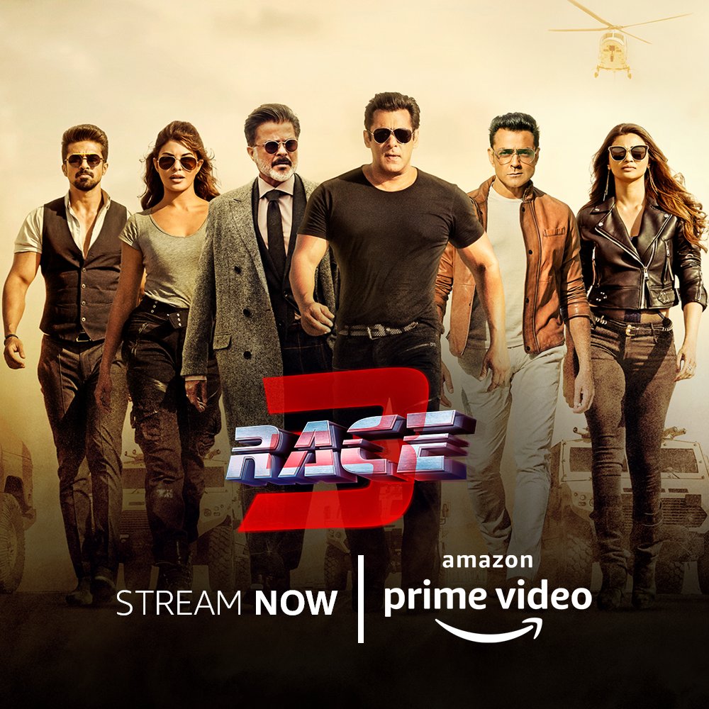 Who will survive this race of life? Watch #Race3 only on @PrimeVideoIN amzn.to/2KXI6t7