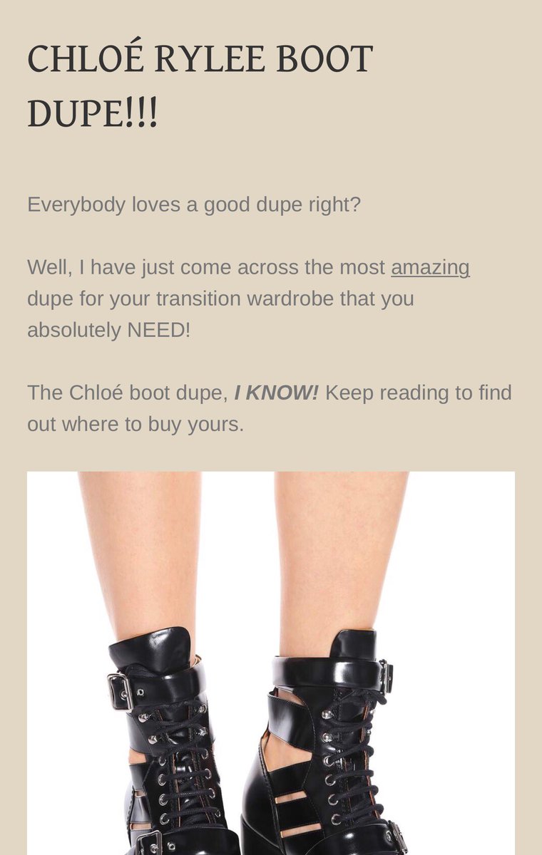 chloe boot dupes