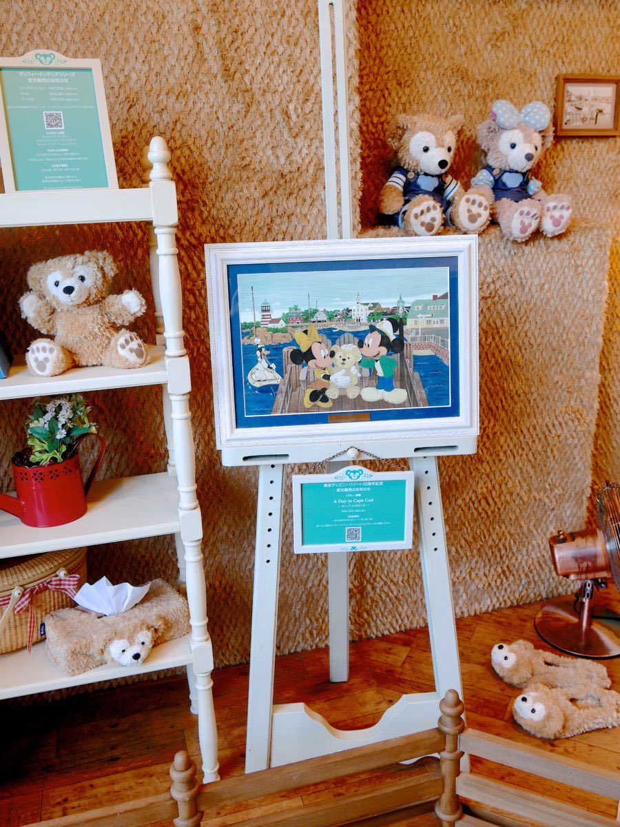 ダッフィーたちの最新デジタル版画！東京ディズニーシー ジクレー版画