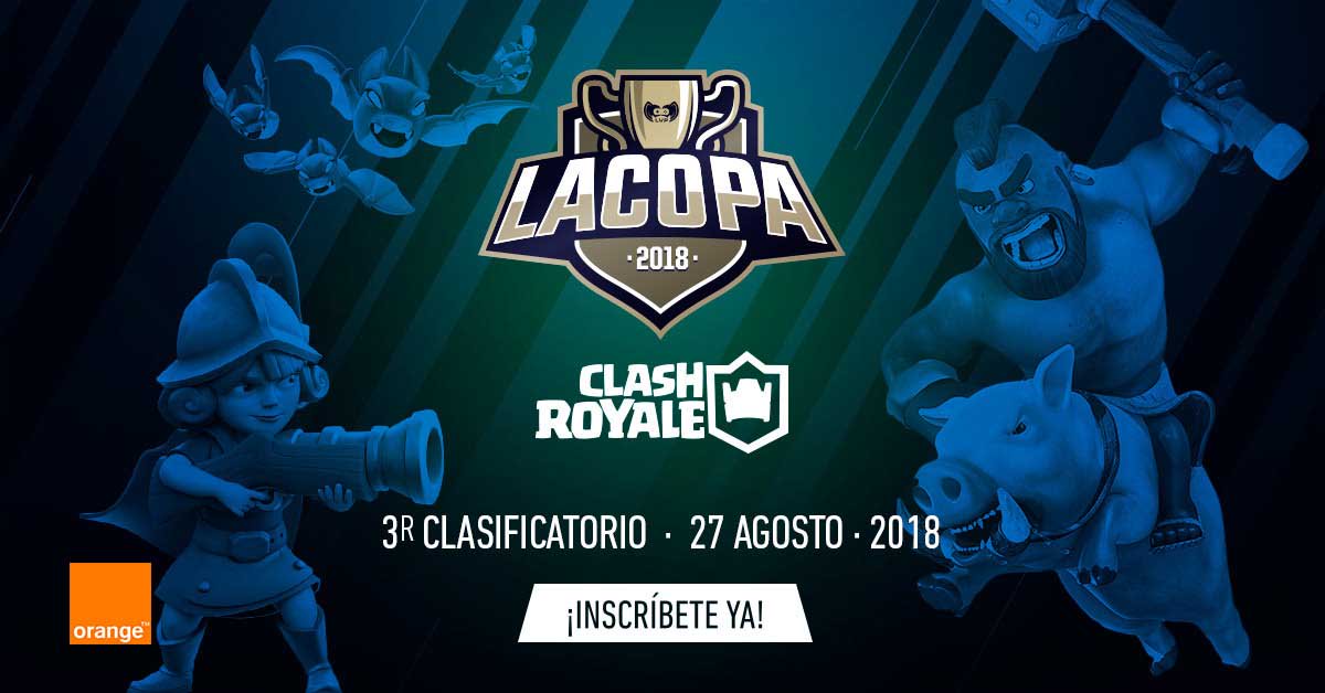 Si eres un crack del Clash Royale, no te acobardes, juega el último clasificatorio de la Copa, la vida es para los valientes.

✍🏻 ow.ly/KSfZ30lvxy0