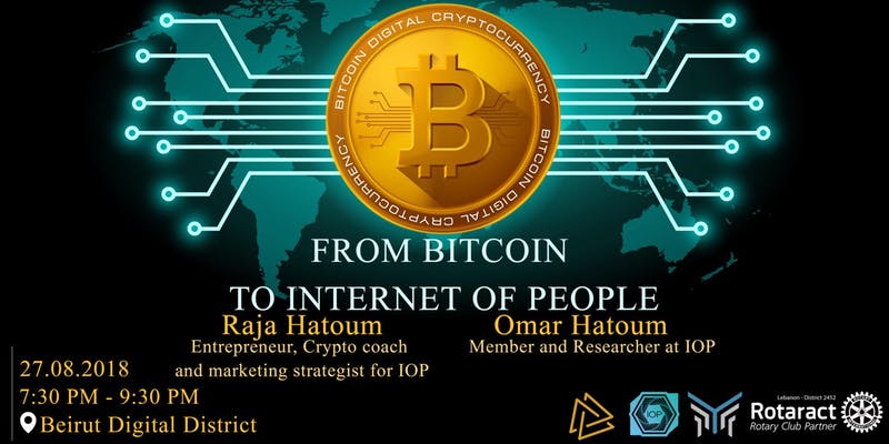 #Bitcoin, #Blockchain ve Internet of People hakkında bilgi edinmeye giriş Meetup, detaylı bilgi için: 
iopturkiye.com/2018/08/from-b… 

 #BeirutDigitalDistrict #Lebanon #Beirut #Rotaractors #bitcoin #kriptopara #blockchain #cryptocurrency
