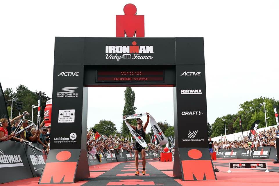 brunoclerbout's tweet photo. To all participants and fans, enjoy the #IronmanVichy from the very first to the very last second. Make it a happy memory that will last a lifetime. Good luck and have fun! Photo: unknown (sorry) #ironman #IMVichy 
#IPCgietvloeren #ResolveRealEstate #TeamVeldeman #3MD https://t.co/4x5MRe5VW5