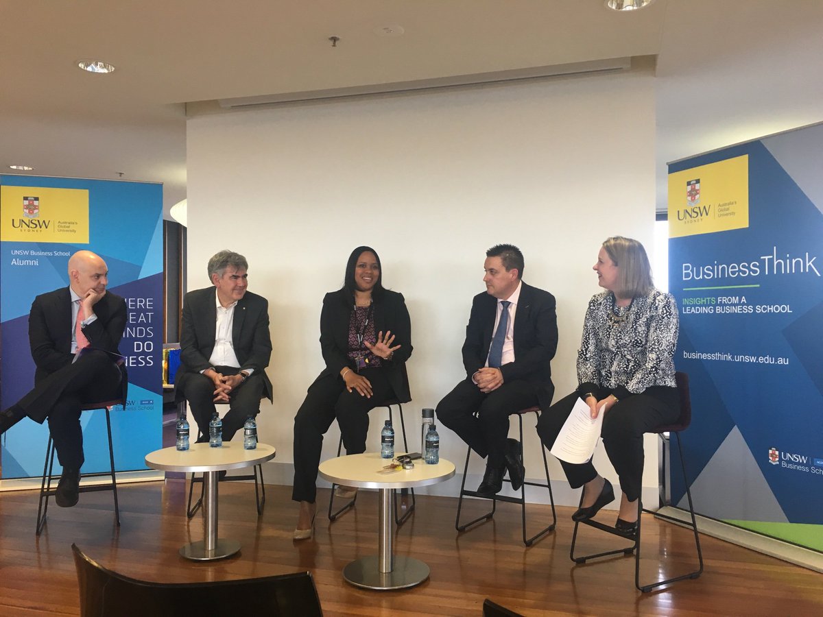 UNSWbusiness's tweet photo. #UNSWbusiness academic panel on influencing policy and capturing the media attention span #auspol @profholden https://t.co/eUU7g3r93C