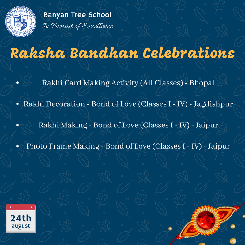 BanyanTSchool's tweet photo. #MyBTS Festivities are around the corner, and we are celebrating the bond of love with our Rakshabandhan Activities, on Friday, 24th August.
#school #happyrakshabandhan #education #bondoflove #rakhi #siblings #activitytime https://t.co/uSIdaIkUIk