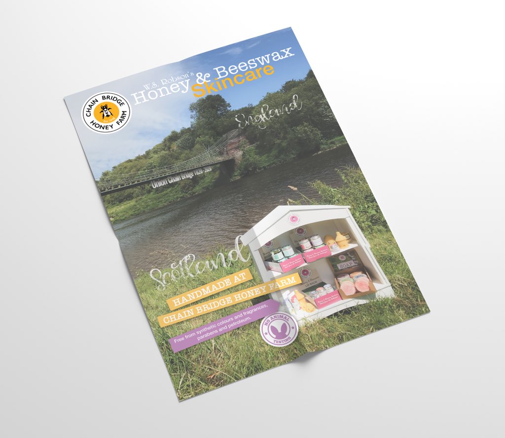 InHouseDesignuk's tweet photo. A4 crossfold leaflet designed and printed for @CBhoneyfarm https://t.co/l7UtPEzQGv