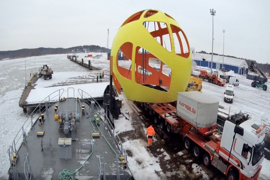 MBMConsultancy's tweet image. Freja Moves Turku Structures: Freight specialist #FrejaTransport &amp;amp; Logistics has delivered a shipment of #prefabricatedstructures from Finland to the Bahamas.These were loaded at the port of Turku, &amp;amp; moved by #barge through extreme weather conditions
 RT@
 ow.ly/5KfW30lwk3J