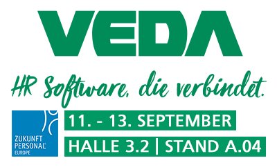 VEDA GmbH (@vedagmbh) on Twitter photo Ob #Entgelt, #Zeiterfassung oder #Personalentwicklung - #VEDAGmbH bietet Ihnen die richtige Lösung zur #Digitalisierung Ihrer #HR-Prozesse. Jetzt kostenfreie Tickets & Beratungstermin für die @ZPEurope vom 11.-13.09. in #Köln sichern: ow.ly/uss330ljrvg <a href="/Koelnmesse/">Koelnmesse GmbH</a> Ob #Entgelt, #Zeiterfassung oder #Personalentwicklung - #VEDAGmbH bietet Ihnen die richtige Lösung zur #Digitalisierung Ihrer #HR-Prozesse. Jetzt kostenfreie Tickets & Beratungstermin für die @ZPEurope vom 11.-13.09. in #Köln sichern: ow.ly/uss330ljrvg <a href="/Koelnmesse/">Koelnmesse GmbH</a>