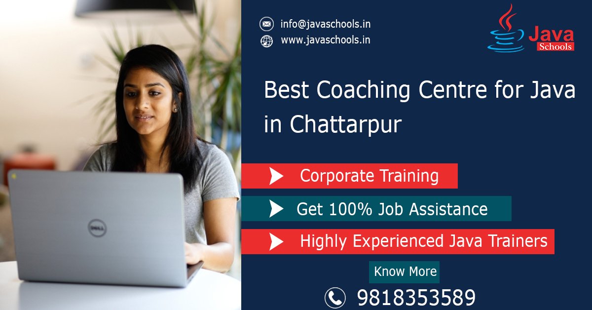 ipshita005's tweet image. Best Coaching Centre for Java in Chattarpur | #JavaSchools
Visit Here: javaschools.in/software-train…
Call us @ 9818467801
#JavaInstitute #JavaTraining #JavaClasses
