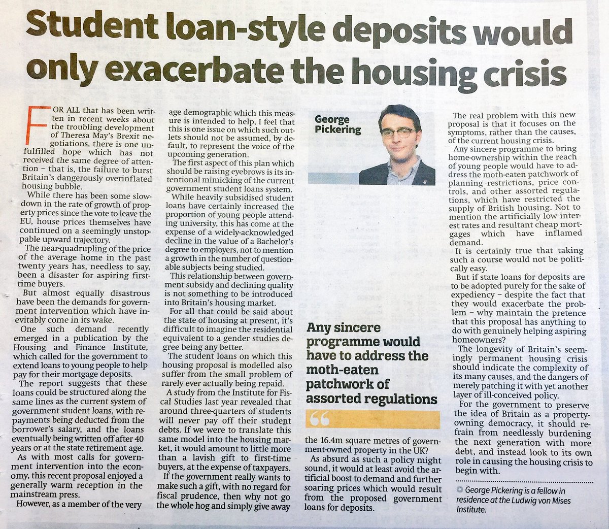 20 years of U.K. House price inflation has been caused mainly by government policy, on interest rates, on immigration and on foreign investment. Citizens should not pay the price for this by losing their parks, playing fields and green belt. #housingcrisis