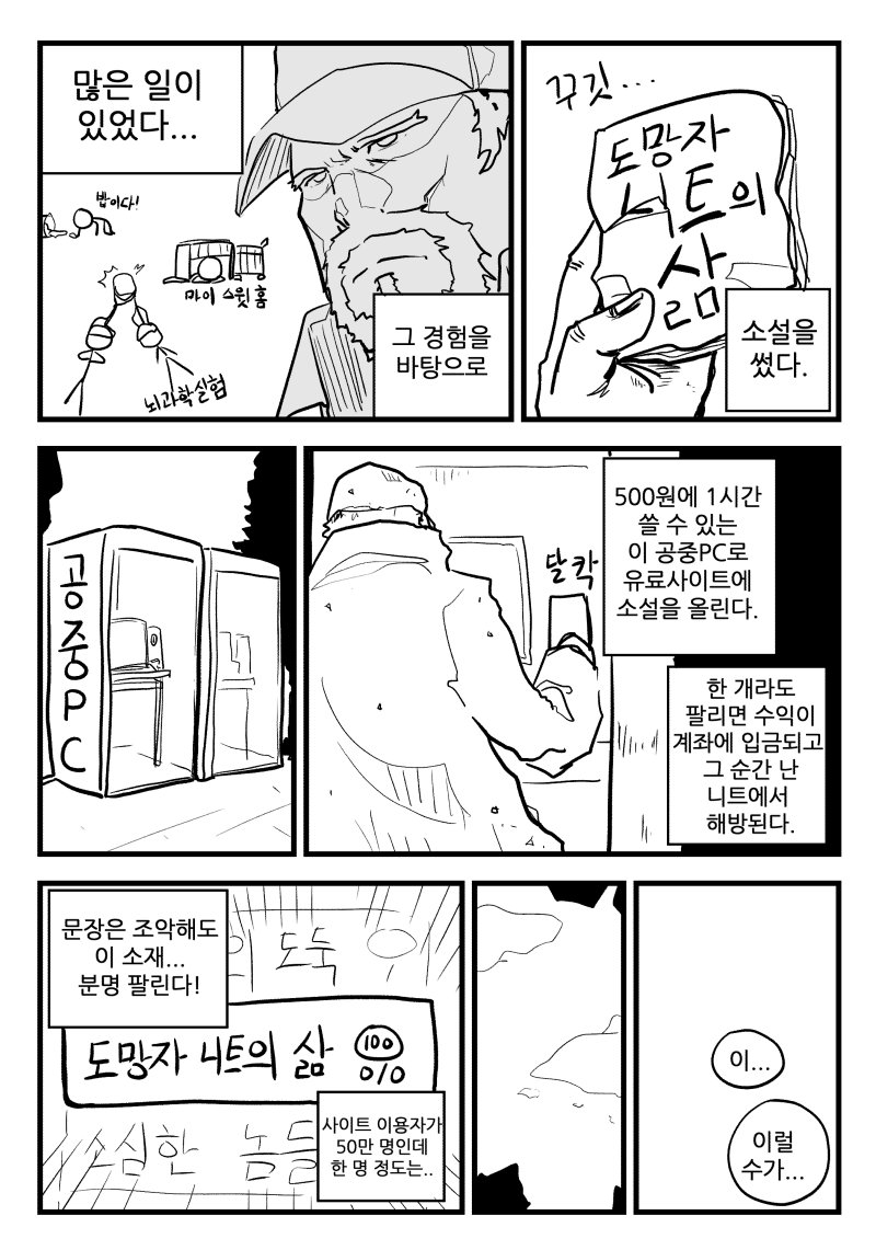 [단편만화] 니트사냥꾼(1) 