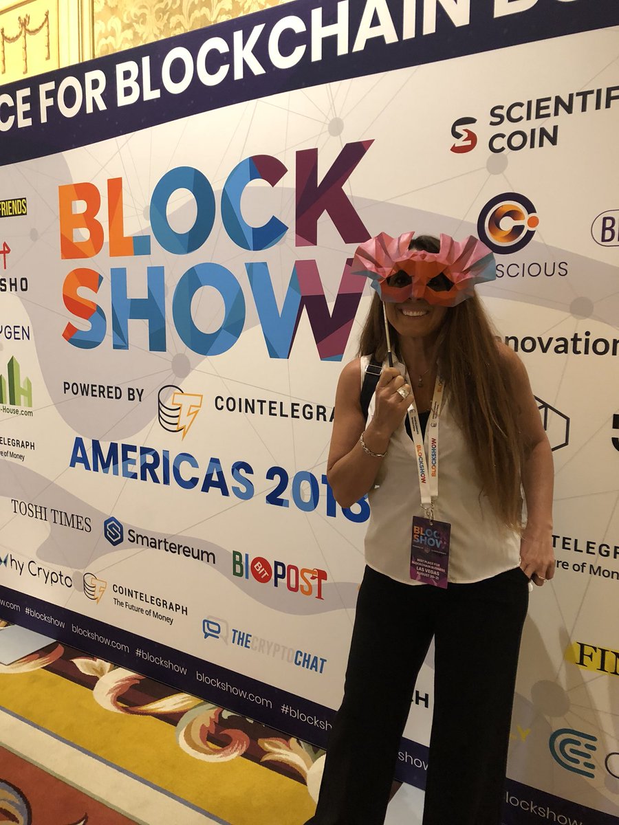 Cr_ptoB's tweet photo. RT adriennemazzone: I ❤️ blockshowcom timicoin transmediagroup #timicoin #timihealth #blockshow2018 #cryptocurrency #bitcoin #lasvegas - It’s the revolution! https://t.co/85Pv9u1bv1