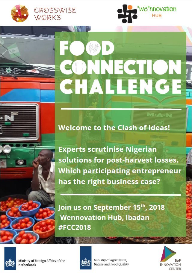 A 50% reduction in post harvest food losses in Nigeria will reduce the need for food importation, reduction of post harvest losses to the barest minimum continues to be our utmost aspiration in attaining national food security. Register via bit.ly/ClashofIdeas to be a part.
