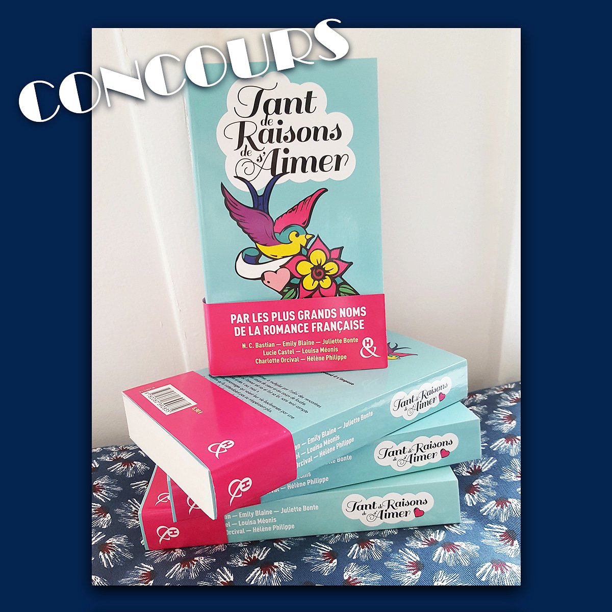 CollectionEt_H's tweet photo. Petit #Concours pour finir l'été en beauté 😉 RT + suivre @CollectionEt_H pour tenter de gagner un des 5 exemplaires en jeu du recueil "Tant de raisons de s'aimer" ! Tirage au sort le 28/08 à 11h00. Bonne chance 🌴☀️ https://t.co/1KLmTbO2aC
