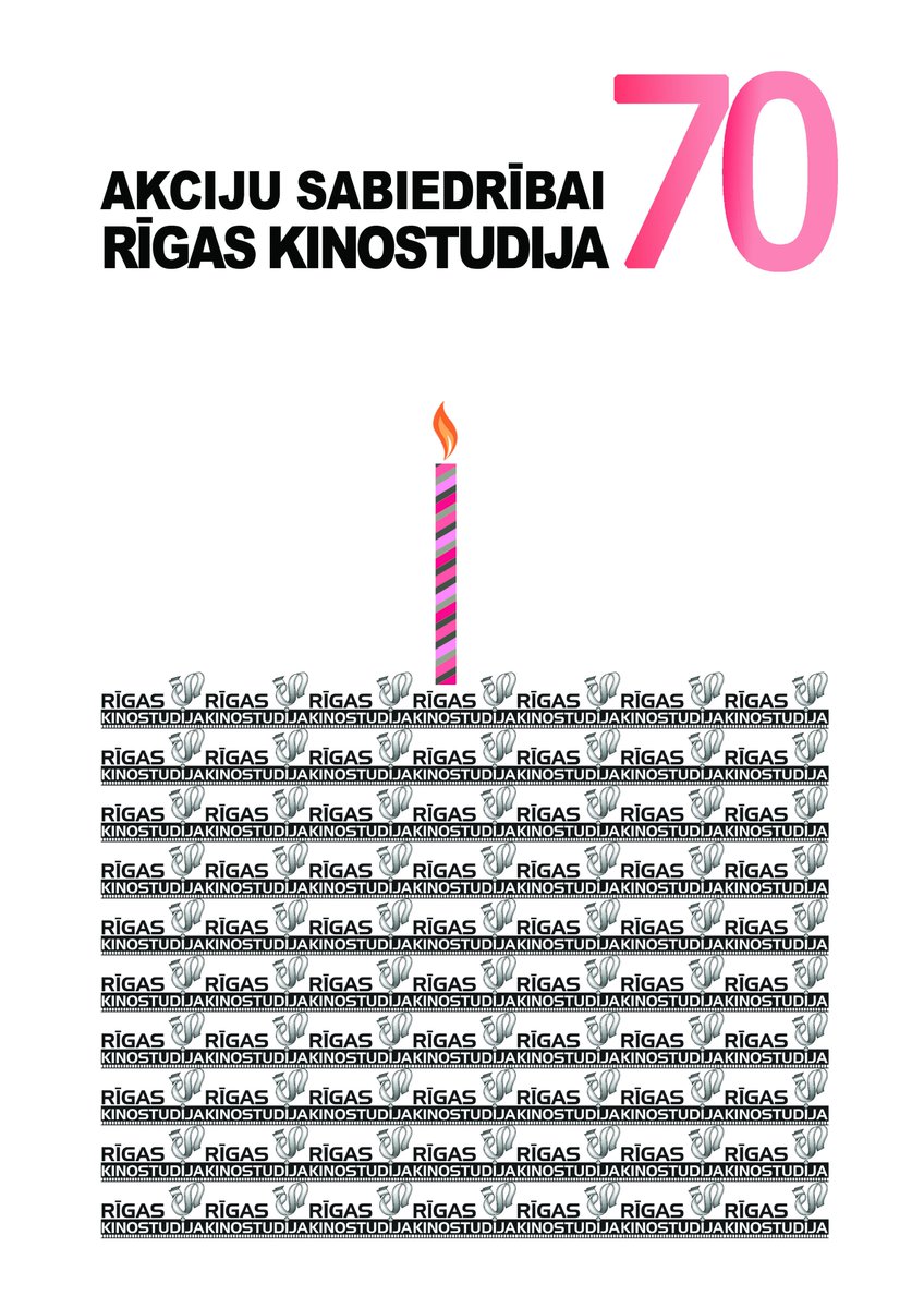 Rīgas Kinostudijas 70. dzimšanas diena nosvinēta. Nu tik uz priekšu - realizēt visus labos vēlējumus un ieceres! :)