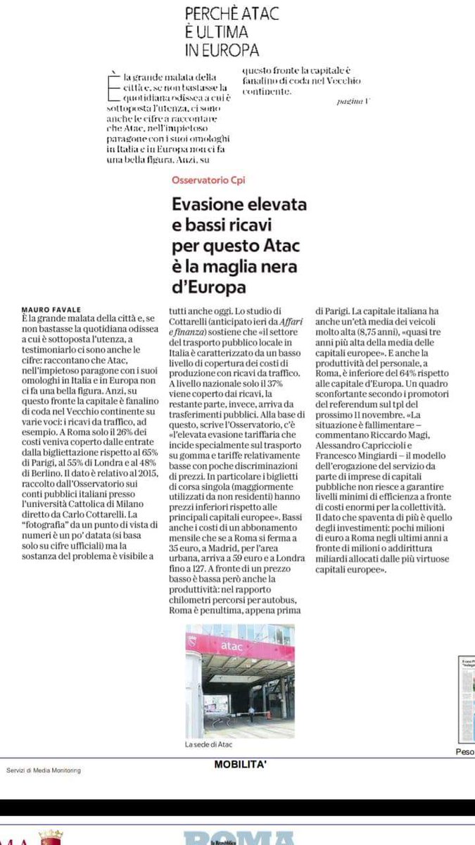 Pubblichiamo la nostra risposta all'articolo di <a href="/rep_roma/">Repubblica Roma</a> del 14/08 inviata alla redazione qualche giorno fa.
Continuiamo a rappresentare le ragioni del NO alla liberalizzazione e a dare corretta informazione nonostante difficoltà ad avere spazio sui media
m.facebook.com/story.php?stor…