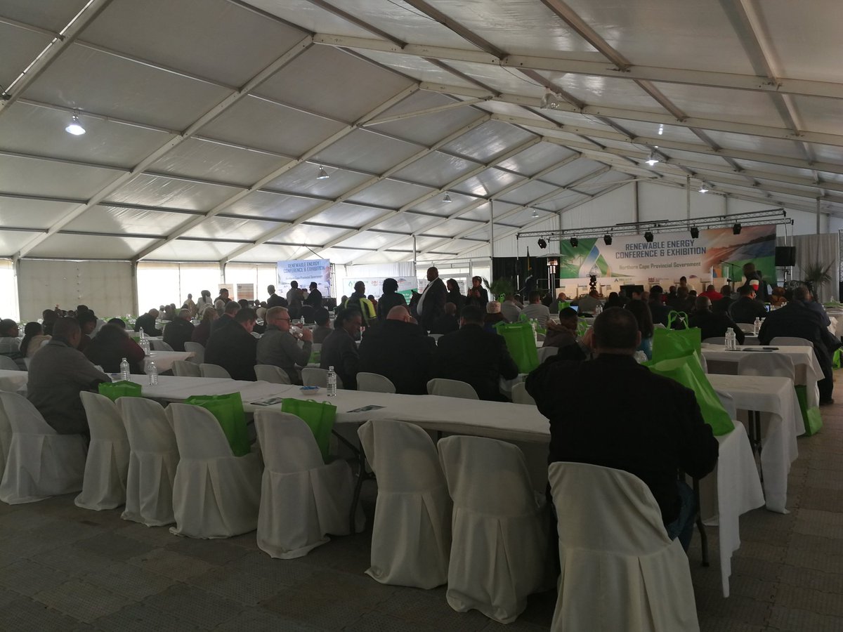 We are attending the Renewable Energy Conference and Exhibition in De Aar from today 23 August - 24 August. Follow us to learn more about the investment opportunities available in #NorthernCape for the Renewable Energy #DeAarComesAlive @econdevfinNC <a href="/ZLuphahla/">zandisile luphahla</a>