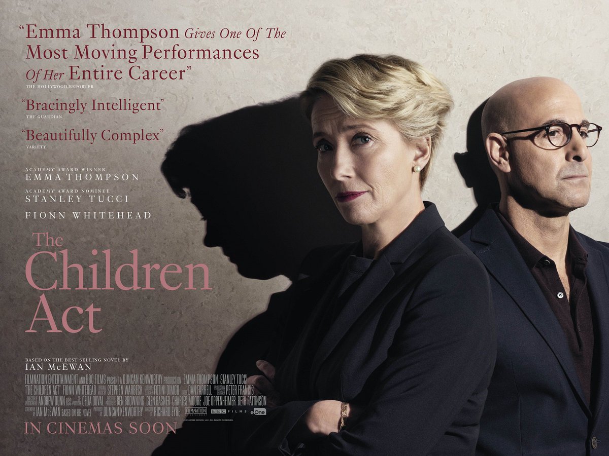 Emma Thompson faces tough decisions in #TheChildrenAct (in cinemas 24th Aug). Watch the trailer: youtube.com/watch?v=kKQkUc…