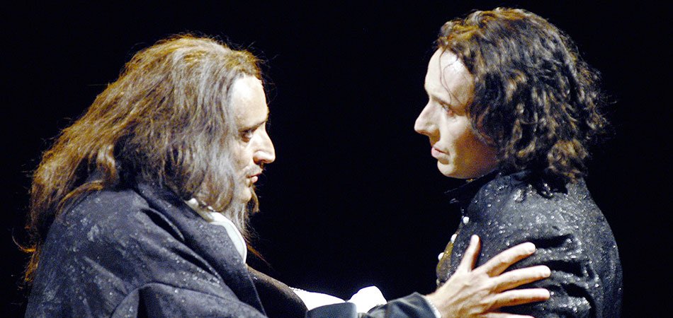 theatreanthea's tweet photo. 33 ans après avoir joué #Pascal, Daniel #Mesguich retrouve le texte de Brisville cette fois-ci dans la peau de #Descartes.
William Mesguich reprend, lui, le rôle de son père.
Retrouvez les toute cette semaine au #theatreanthea !
https://t.co/dB8oz5bIUw https://t.co/D7rlxYrUxy