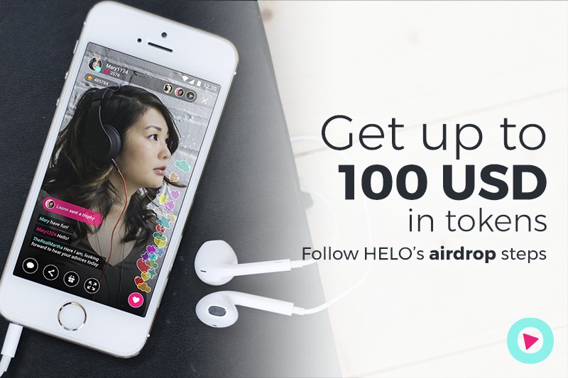 Helo is running an insane token Airdrop from today! Here's your chance to collect tokens worth up to $100 USD!
Read more about it here:
medium.com/@imhelo/insane…
#cryptocurrency #livestream #Blockchain #SocialMedia #Entertainment