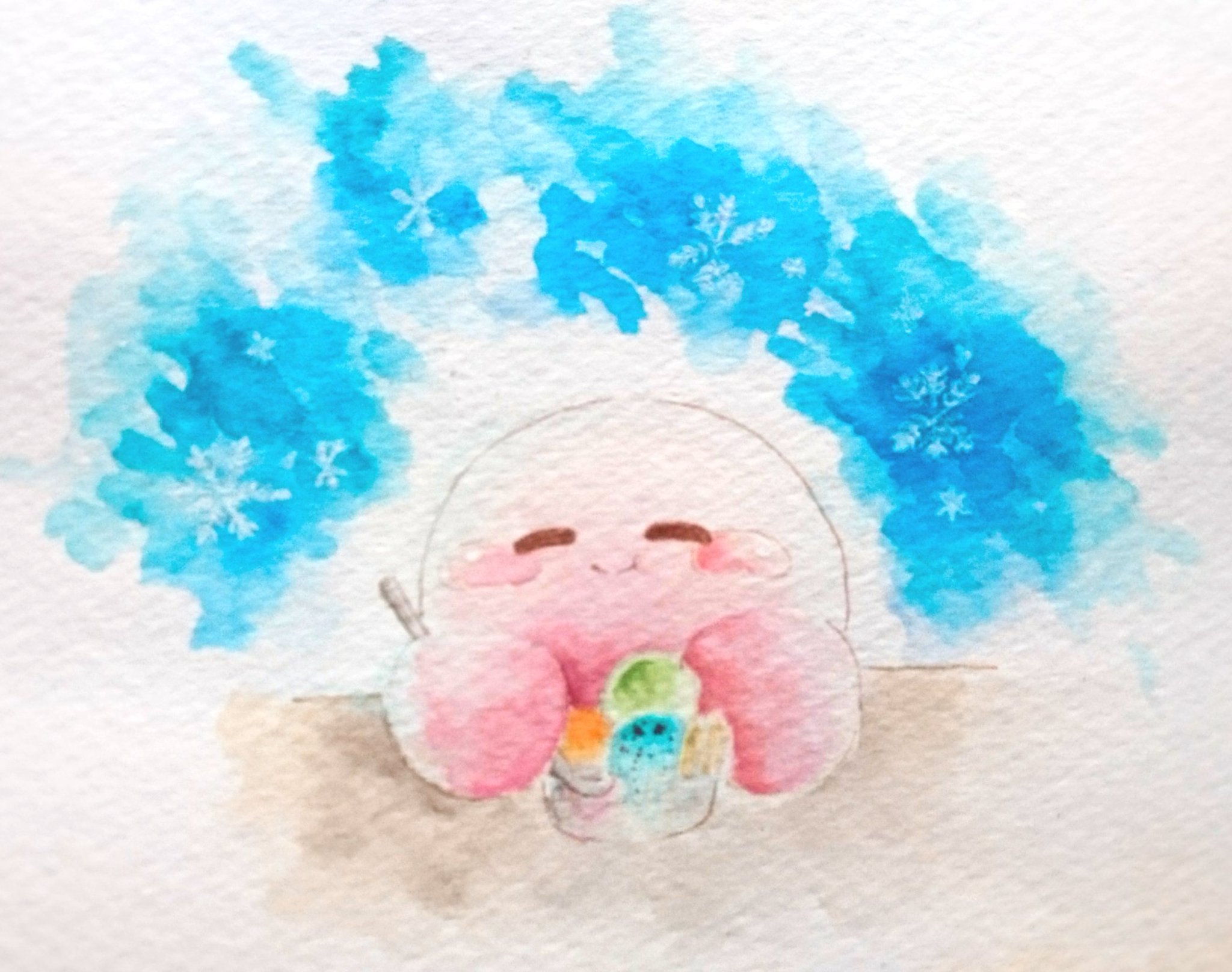 とらさん Twitterissa カービィがtlを涼しくしてくれるようです 本日のイラストはシェこさんです 美味しそうにアイスを頬張るカービィ ちゃんですー とってもかわいいです 水彩のきれいな色使いがとても好きです そのアイス 私 とらさん Twitterissa カービィがtlを涼しくしてくれるようです 本日のイラストはシェこさんです 美味しそうにアイスを頬張るカービィ ちゃんですー とってもかわいいです 水彩のきれいな色使いがとても好きです そのアイス 私