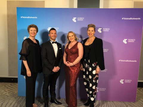 LJMoorfoot's tweet photo. Thx to #curebraincancer team nominated at #telstrabizawards https://t.co/qzk29nAFQ2