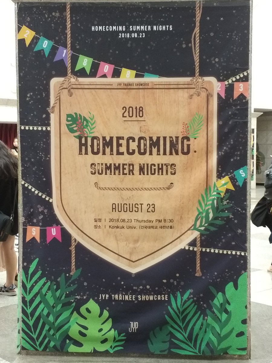 ToujoursJYP's tweet photo. 📸 Les affiches pour le showcase des trainees de ce 23 août 2018.
Le thème est "HOMECOMING : SUMMER NIGHTS"
#JYPTraineeShowcase
© shmesm / gye0m_life / jypetrainees https://t.co/oHb9JFq2ff