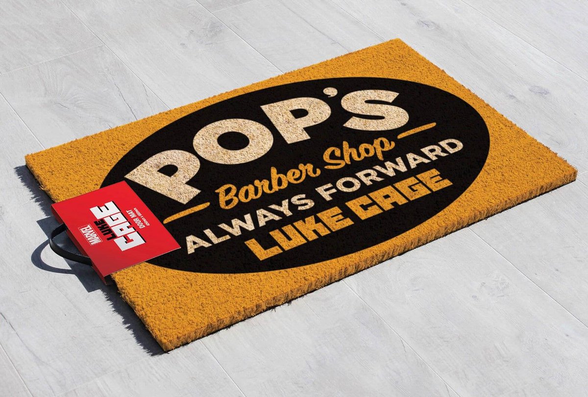 Mr A Kundi On Twitter The Luke Cage Pop S Barber Shop Door Mat