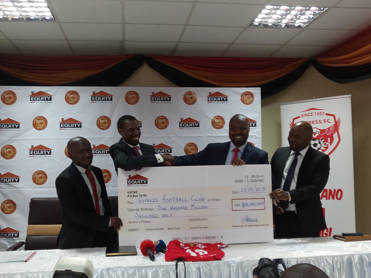 ExpressFCUganda's tweet image. We've signed a 1-year partnership with Equity Bank Uganda.

All our Fans should open accounts at Equity Bank and get the #EquityExpressCard at 50,000/-

This will help them access all UPL games at Wankulukuku and do other personal transactions

The #EquityExpressTrain has set off