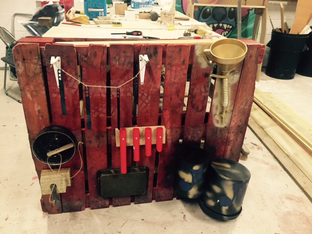 HWB_Dinbych's tweet photo. A great project by young people and staff @BarnardosCymru and Denbigh Youth Shedz here at @HWB_Dinbych - the music station will be used at an allotment project at @YsgolBrynhyfryd @428training #create #community_project https://t.co/lV0DvxhP6J