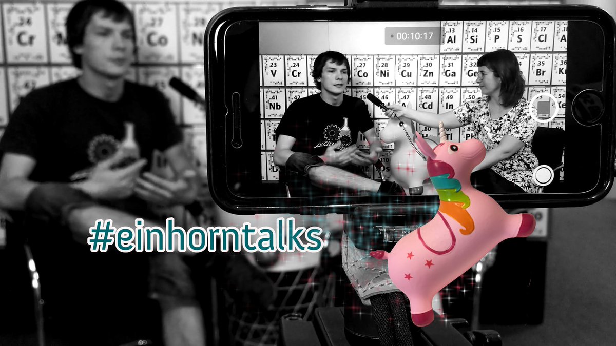 wissimdialog's tweet photo. Es raucht, kocht und explodiert bei @Techtastisch. #Youtuber Marcel Häfele zu Gast in unserem #einhorntalk No 6. Wie sein #YouTube-Alltag aussieht und mehr über seinen besonderen #wisskomm-Moment erfahrt ihr hier: https://t.co/zI6Q3mmYzw https://t.co/P7isy5N7oP