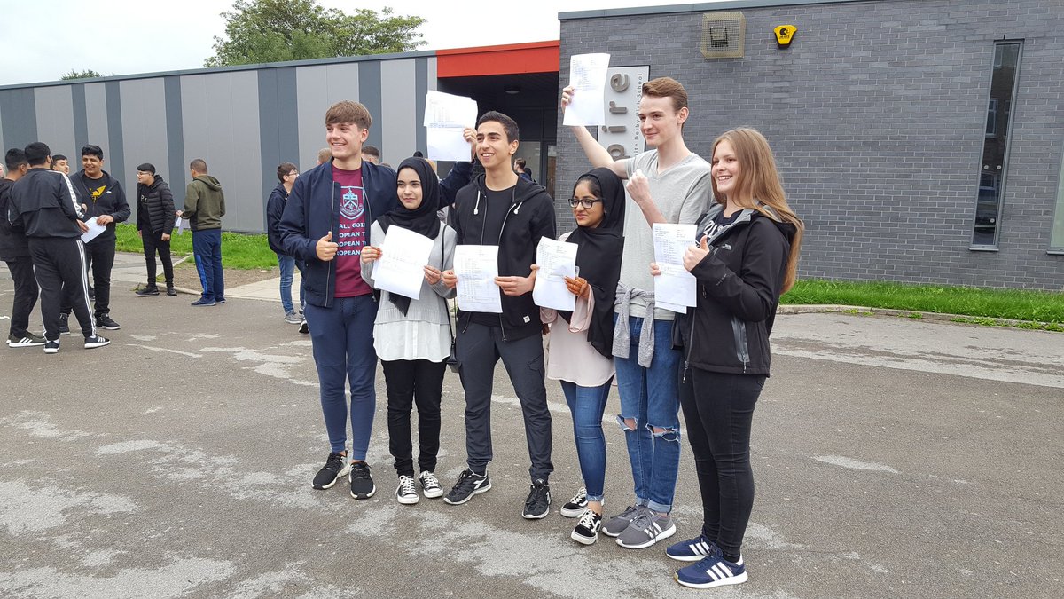 Proud students <a href="/derbyhighbury/">The Derby High, Bury</a>