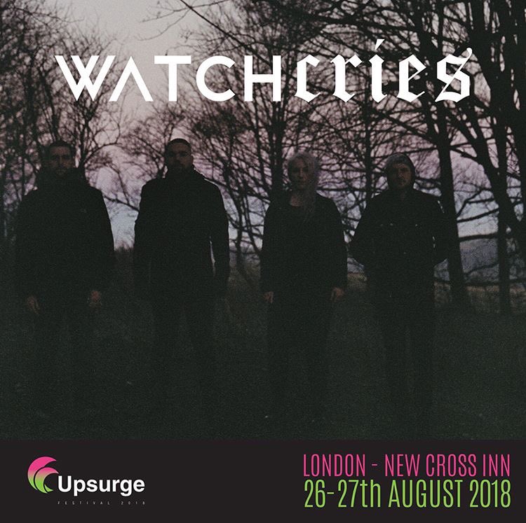 watchcries_'s tweet photo. We can't wait to play @Upsurge_Fest in London this Monday 27th August w/ @harmsxway @RoughHandsUK @aterriblelove and more! 💥Only 20 weekend tickets left ☞☞☞ https://t.co/KmBBNLpL2j https://t.co/76uJqSkRLE